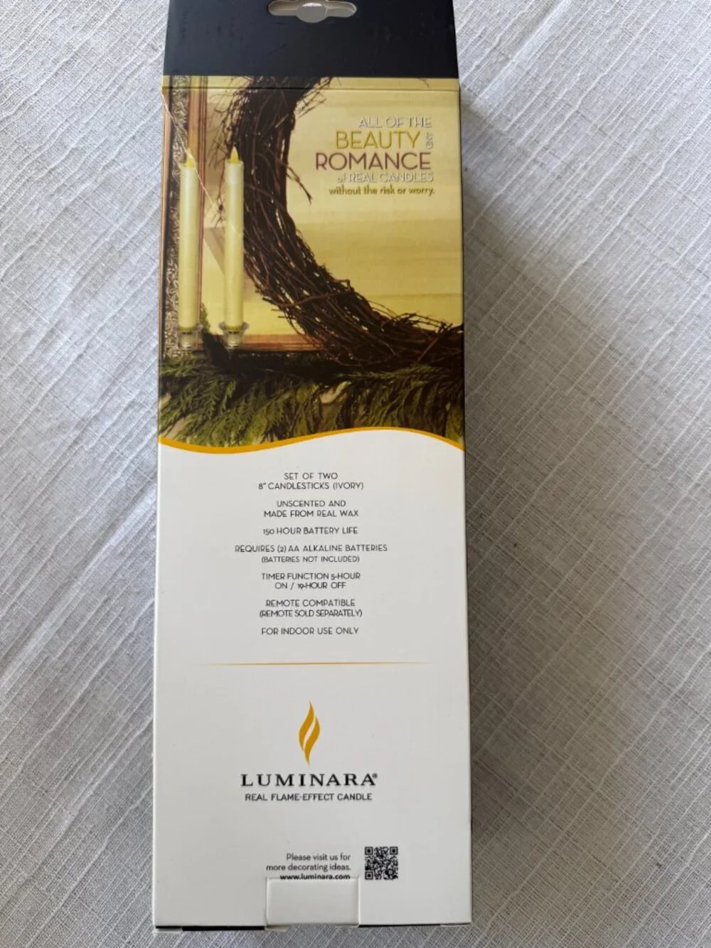 Luminara Real Flame Effect Candle